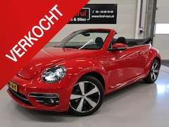 Volkswagen Beetle Cabriolet - 1.2 TSI Sound Xenon Fender Camera Navigatie 18 inch Windscherm Airco-ecc Cruise Stoelverwa