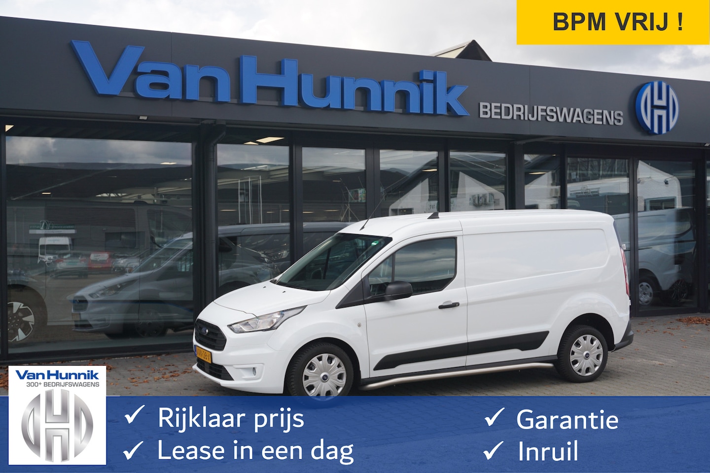 Ford Transit Connect - 1.5 TDCI L2 TREND 100PK BPM VRIJ!! Navi, Camera, Airco, Cruise, Trekhaak!! NR. H01* - AutoWereld.nl