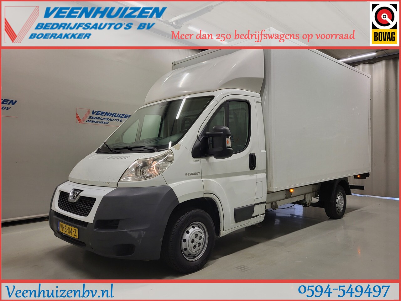 Peugeot Boxer - 2.2HDI Bakwagen Marge Laadklep! - AutoWereld.nl