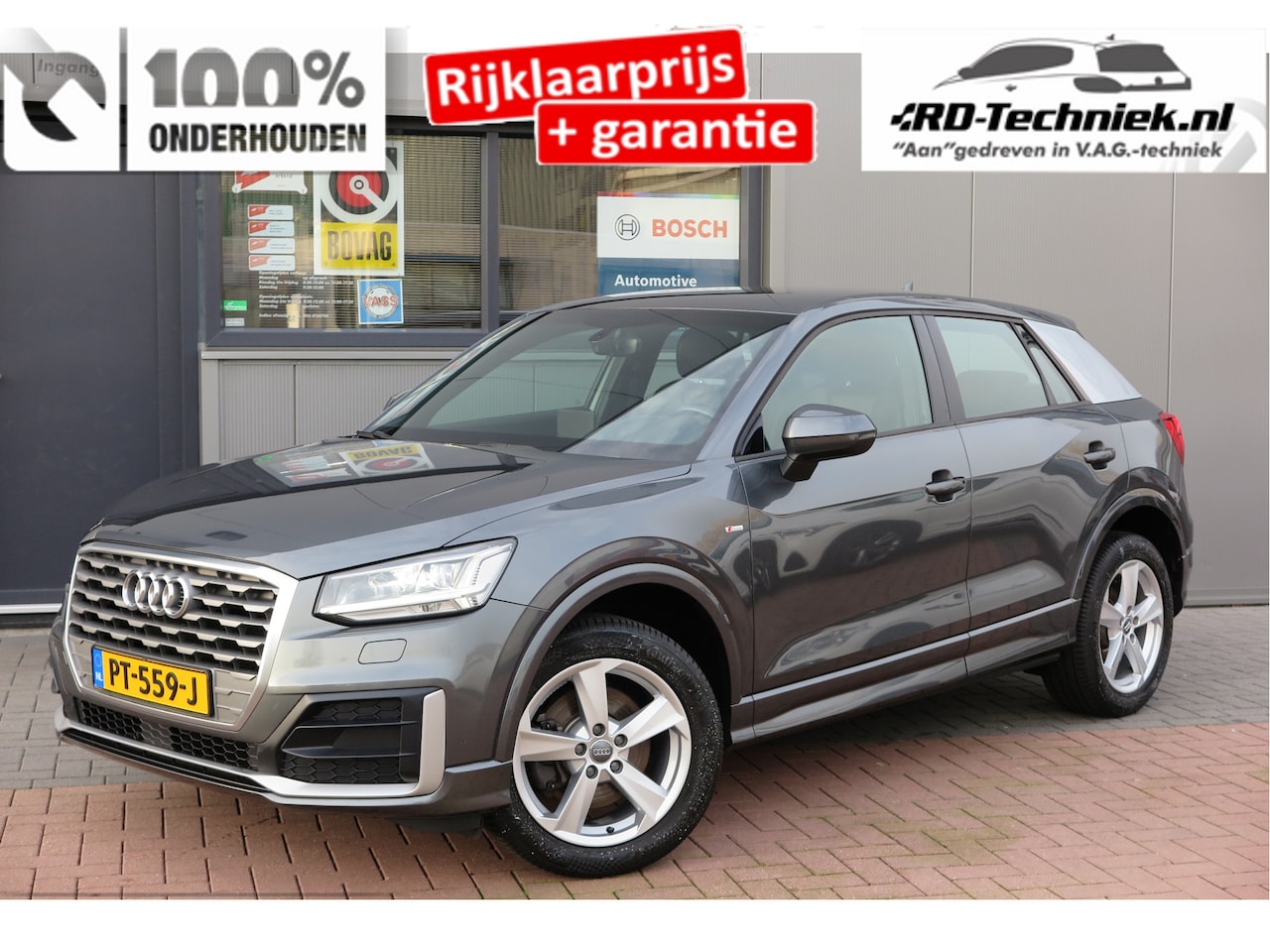 Audi Q2 - 1.0 TFSI 116pk S-Tronic 2x S-Line Trekhaak , Navigatie , Led , Parkeersensoren, LMV , Tele - AutoWereld.nl