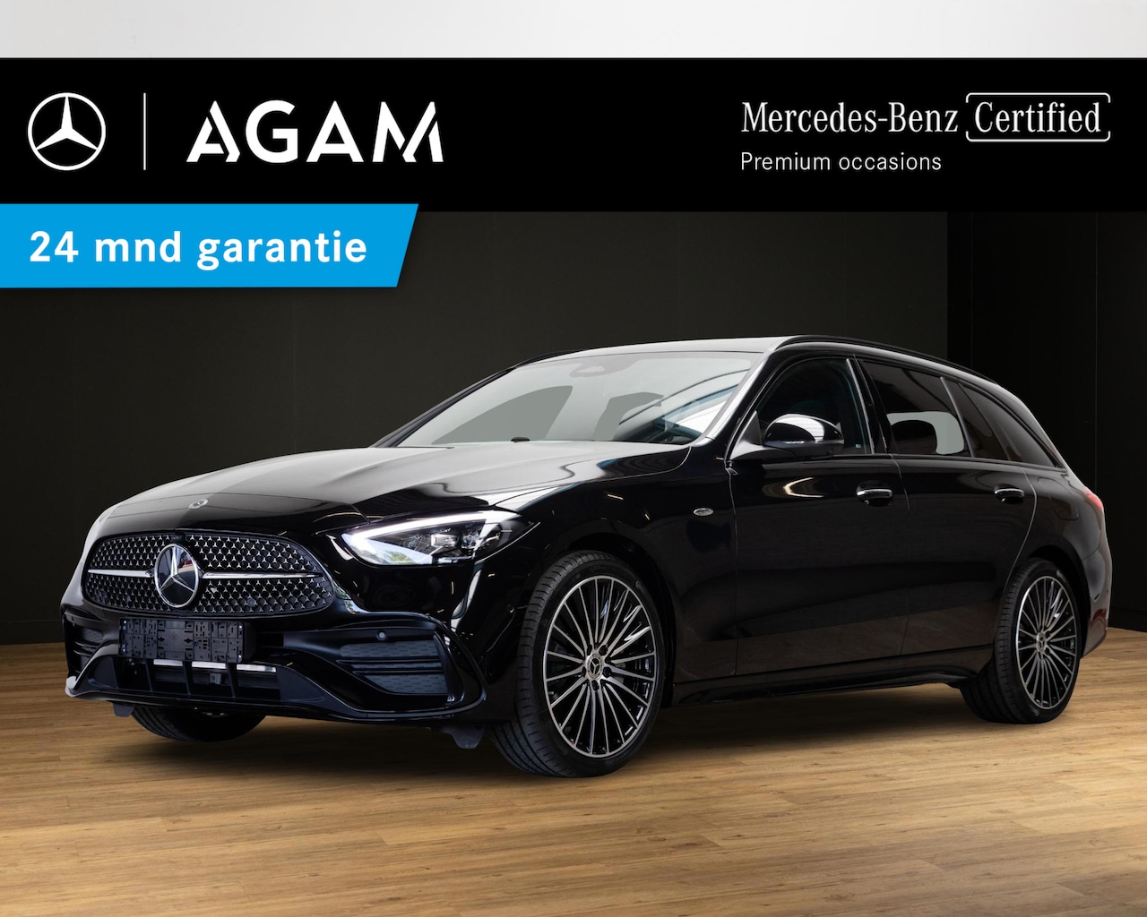 Mercedes-Benz C-klasse Estate - 300 e Business Solution AMG Panorama dak | Trekhaak - AutoWereld.nl