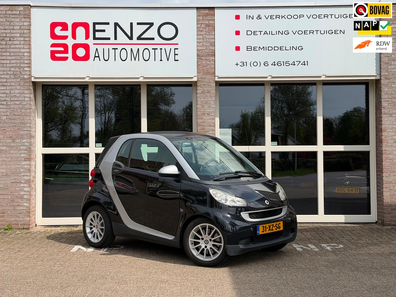 Smart Fortwo coupé - 1.0 Passion Automaat Airco stoelverwarming leder Pano - AutoWereld.nl