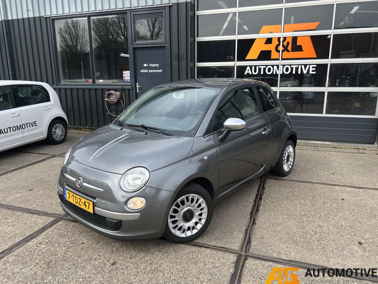 Fiat 500 - 1.0 TwinAir 2014 Grijs | Airco | Nieuwe APK | - AutoWereld.nl