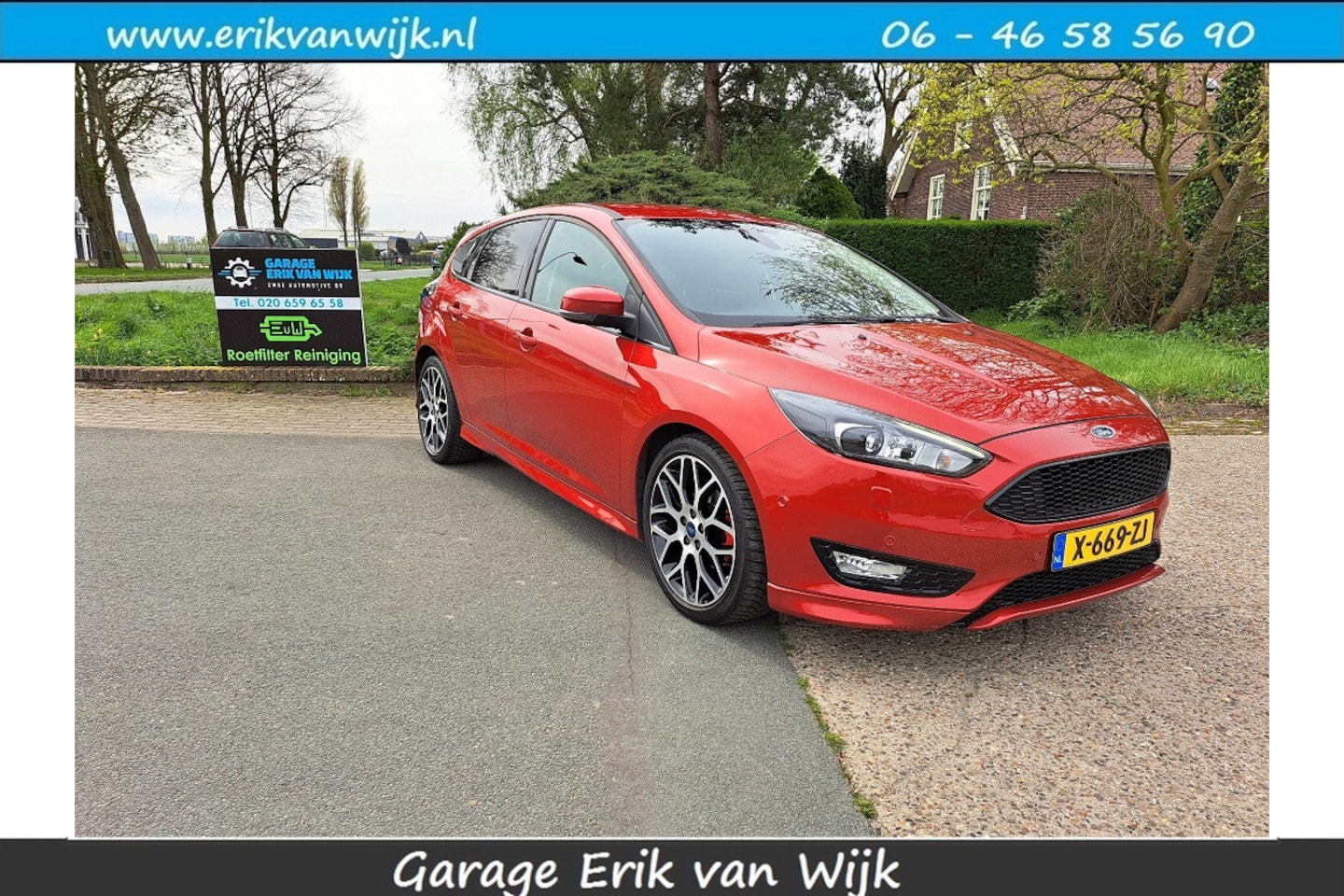 Ford Focus - 1.0 Titanium ST Line Cruise control/Bluetooth/Airco/Navi - AutoWereld.nl