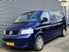 Volkswagen Transporter - 2.5 TDI 340 HIGHLINE DC AUT 06-2005 Blauw Metallic (MARGE) L2 2x schuifdeuren