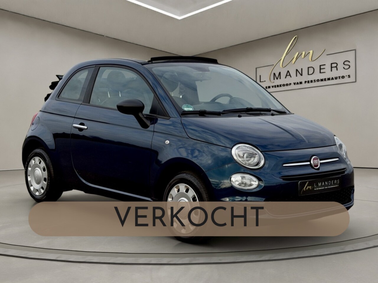 Fiat 500 C - 1.0 Hybrid Club 2023 BLAUW | Cabrio | Apple CarPlay - AutoWereld.nl