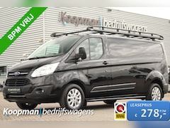Ford Transit Custom - 290 2.0TDCI 131pk L2H1 Trend | Cruise | Trekhaak | Imperiaal | Airco | Navi | Camera | Lea
