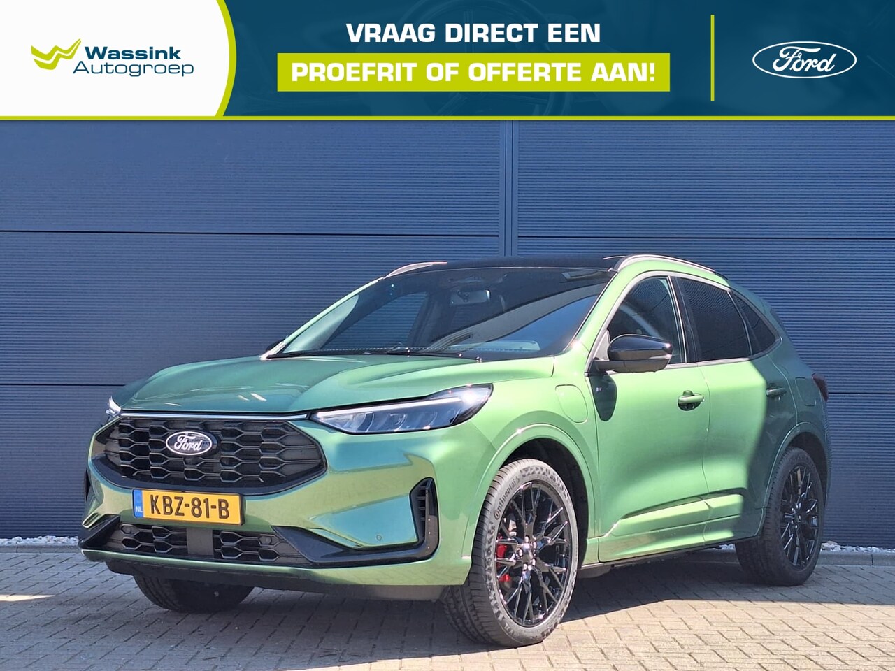 Ford Kuga - 2.5 PHEV 243pk e-CVT ST-Line X | Black Package | Adaptieve Cruise Control | Trekhaak 2100 - AutoWereld.nl