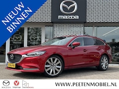 Mazda 6 Sportbreak - 2.0 SkyActiv-G 165 Exclusive-Line | LEDEREN STOELEN | STOEL VENTILATIE | 360 CAMERA |