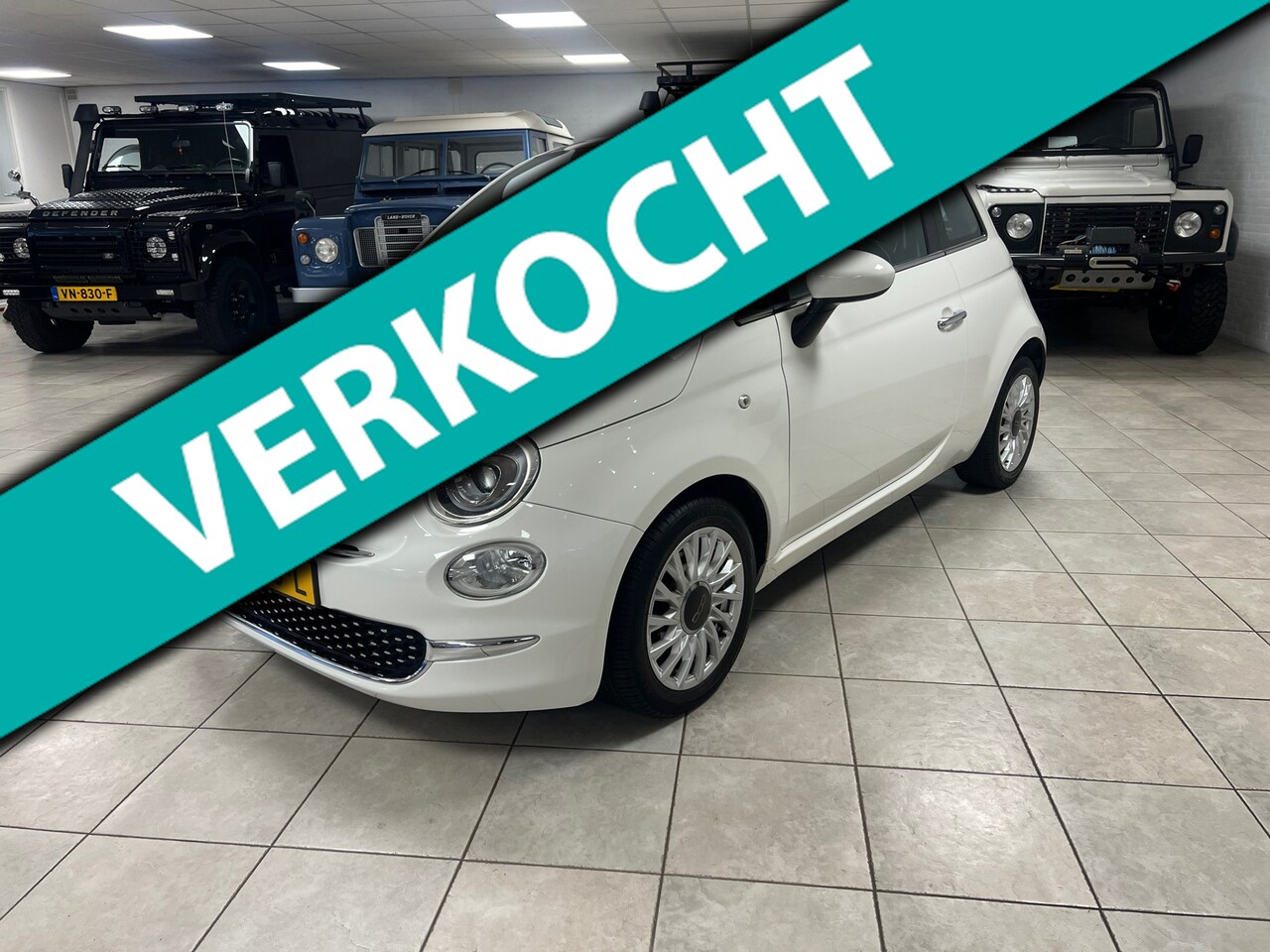 Fiat 500 - 0.9 TwinAir Turbo Lounge Panoramadak, Airco. - AutoWereld.nl