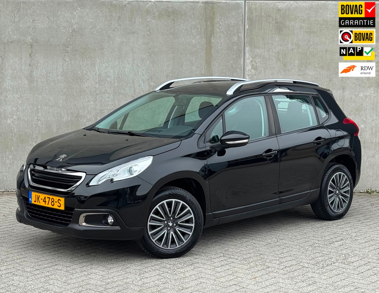 Peugeot 2008 - 1.2 VTI 82PK 2016 Zwart NAVI|NAP|CRUISE|1E EIG. - AutoWereld.nl