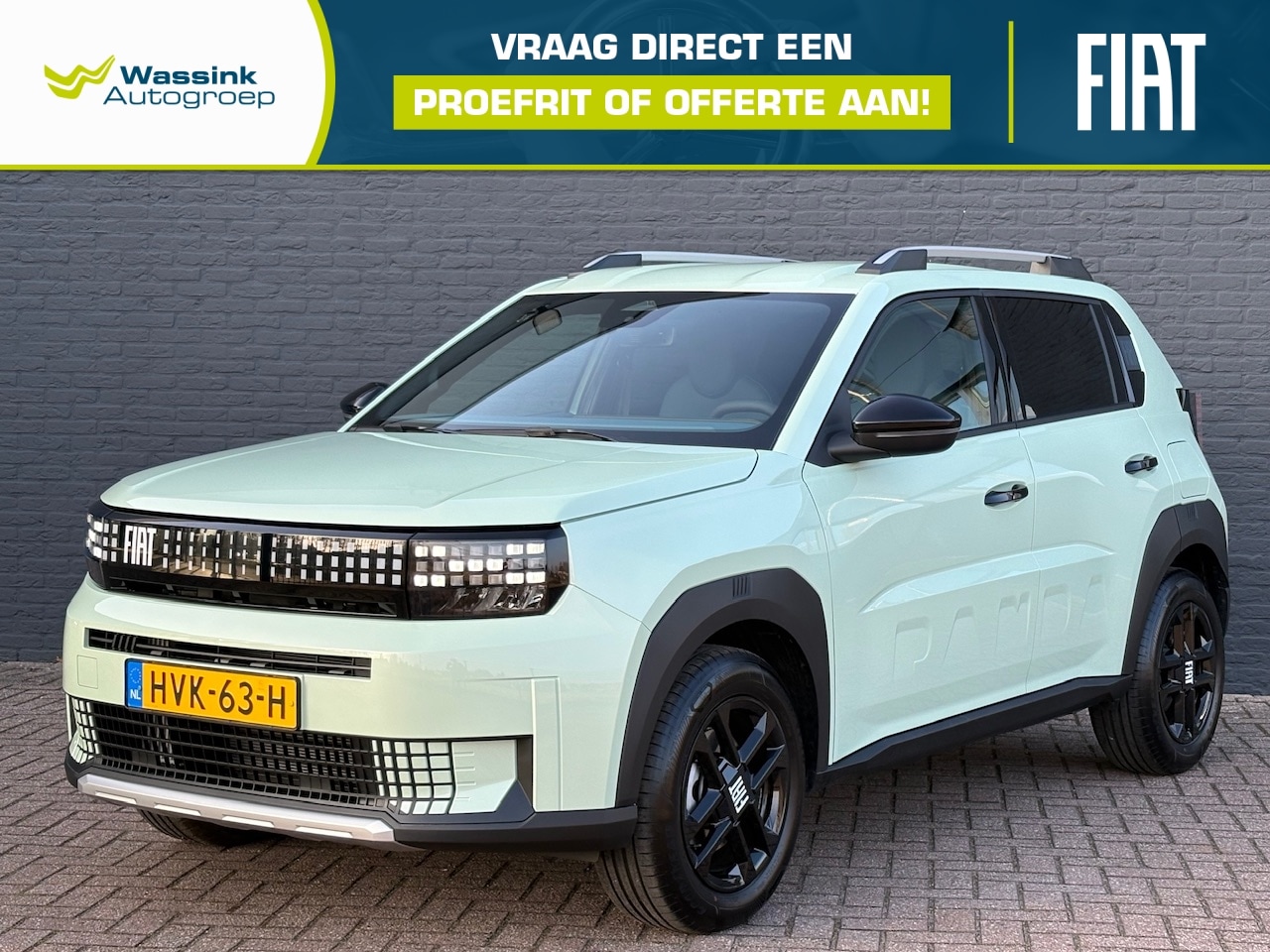 Fiat Grande Panda - 1.2 Hybrid 100pk AUTOMAAT Icon | Style Pack | Cruise Control | Apple Carplay/Android Auto - AutoWereld.nl