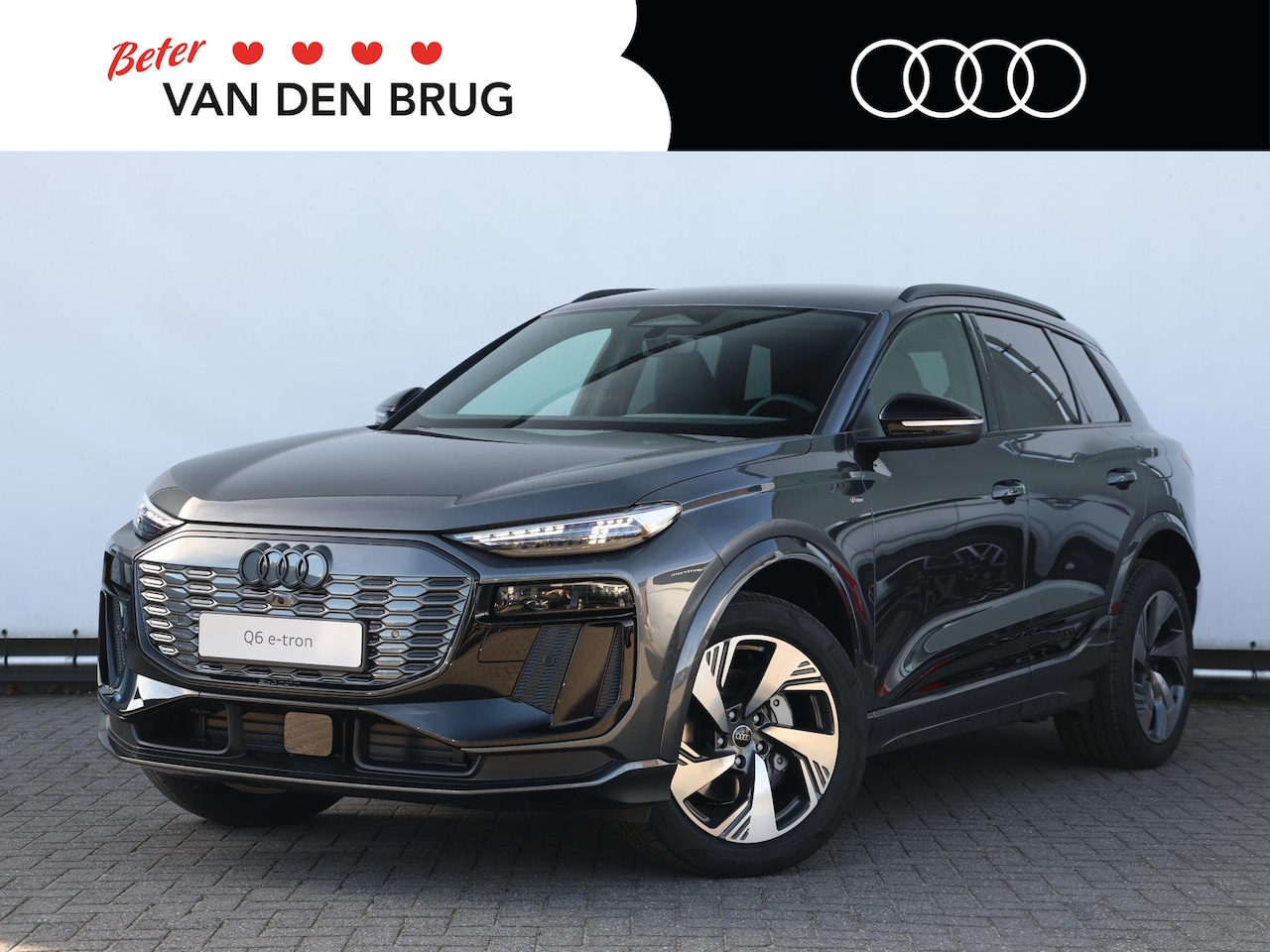 Audi Q6 e-tron - S edition 83Kwh | 252 PK SUV Elektrisch | Sportstoelen met lederen bekleding | Optiek zwar - AutoWereld.nl