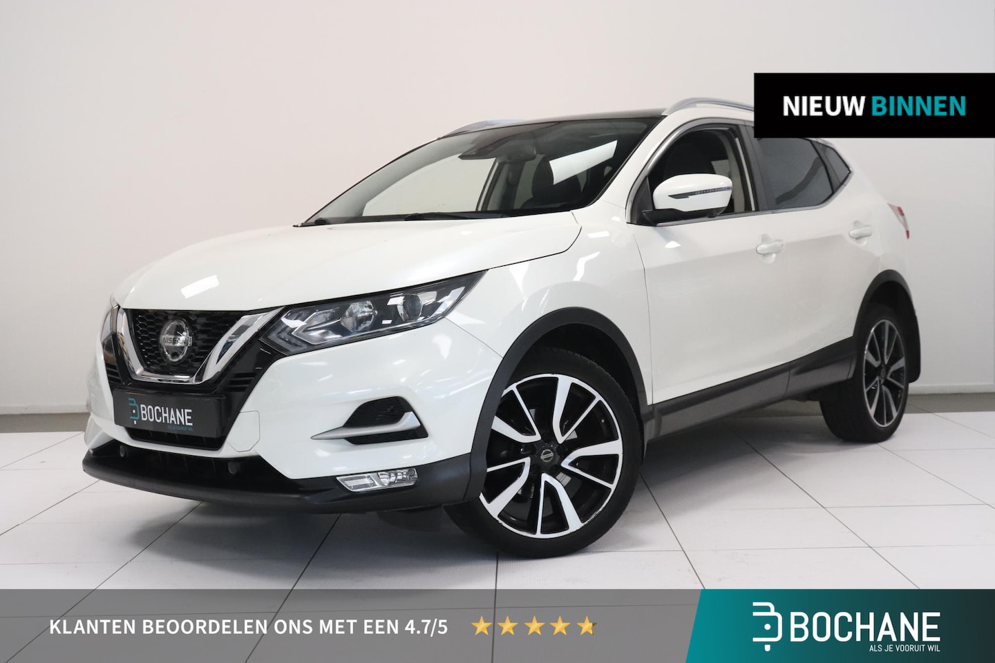 Nissan Qashqai - 1.3 DIG-T Business Edition | Panoramadak | Half Leder | 360° Camera | Stoelverwarming | - AutoWereld.nl