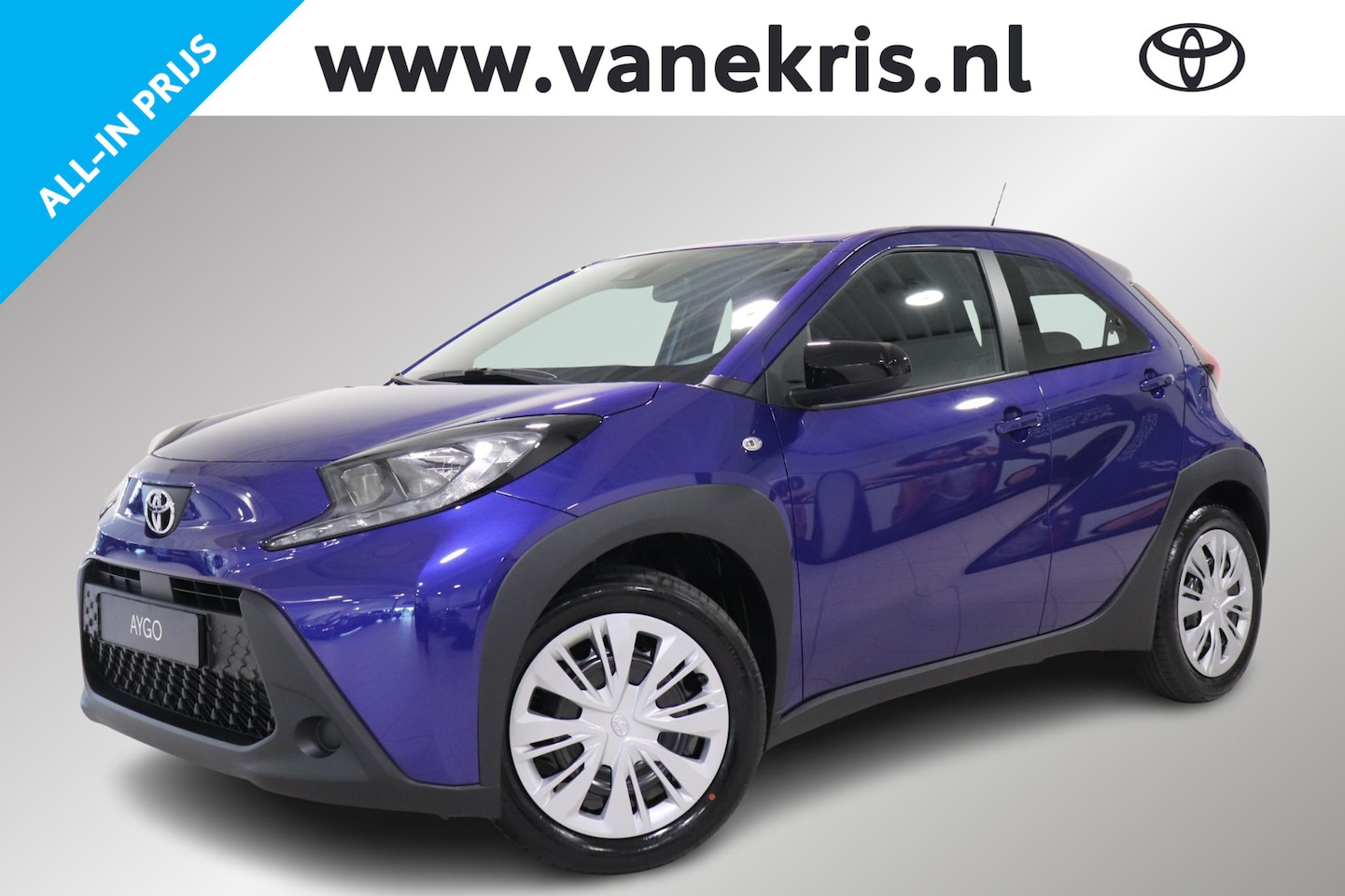 Toyota Aygo X - 1.0 VVT-i MT play 1.0 VVT-i MT Play, Apple carplay/Android auto, Parkeercamera, Airco! - AutoWereld.nl
