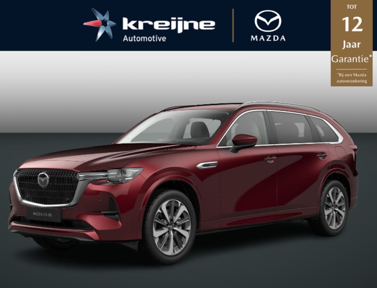 Mazda CX-80 - 2.5 e-SkyActiv PHEV Takumi Plus | VOORRAAD | FULL OPTION | 6 Persoons | - AutoWereld.nl