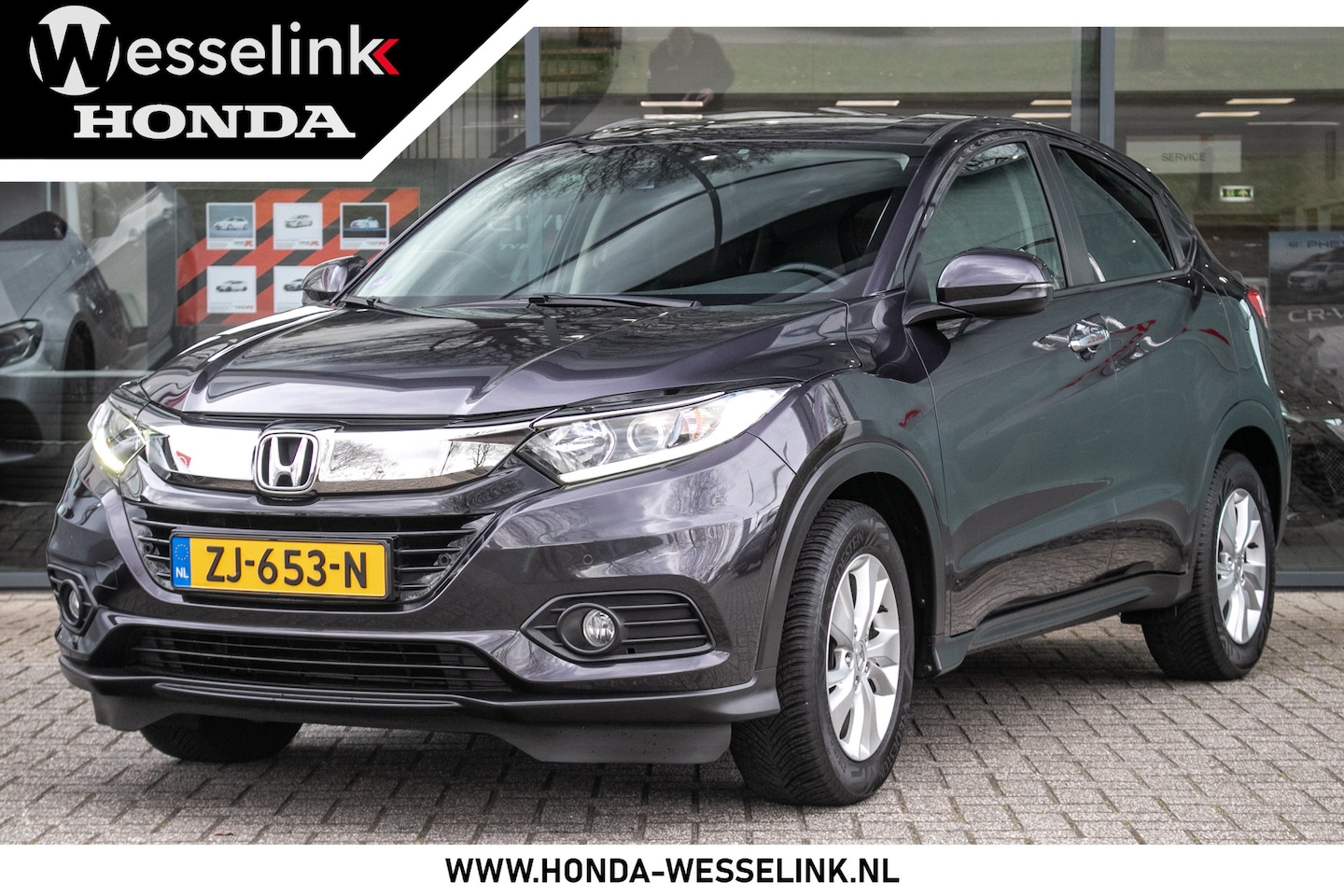 Honda HR-V - 1.5 i-VTEC Elegance Automaat - Dealer ond. | Trekhaak | Nav/cam. | All season banden - AutoWereld.nl
