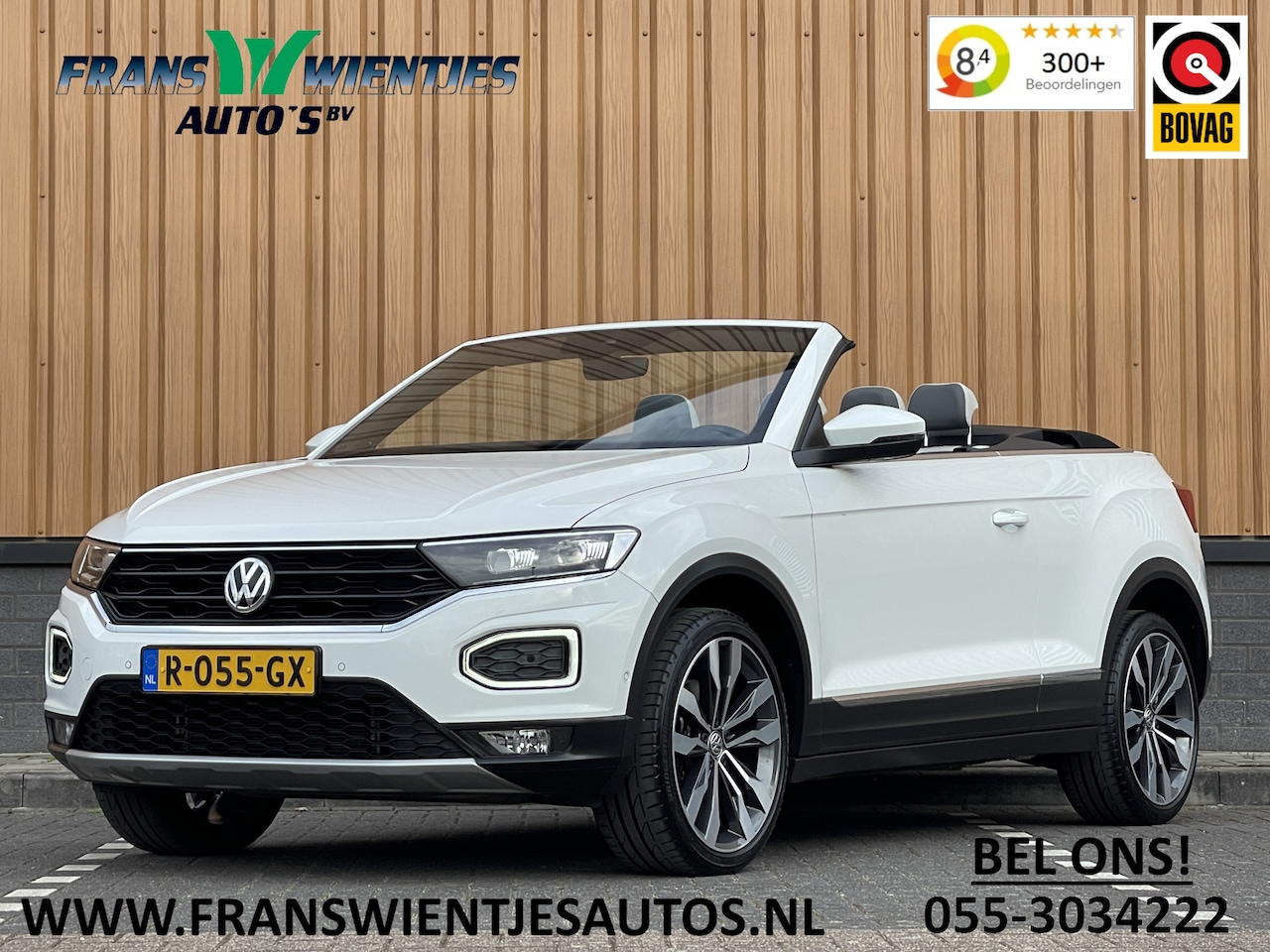 Volkswagen T-Roc Cabrio - 1.5 TSI R-Line | Adaptive Cruise Control | Stoelverwarming | Stuurwielverwarming | Apple c - AutoWereld.nl