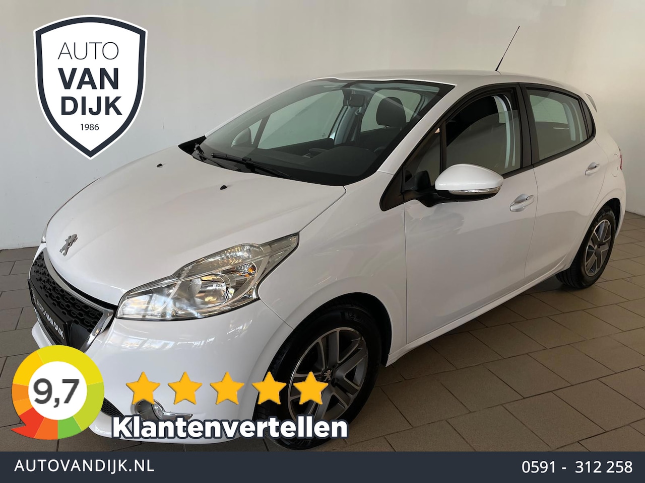 Peugeot 208 - 1.2 VTi Active AIRCO NAVI CRUISE ELEK RAMEN CENT VERG ZEER NETTE AUTO - AutoWereld.nl
