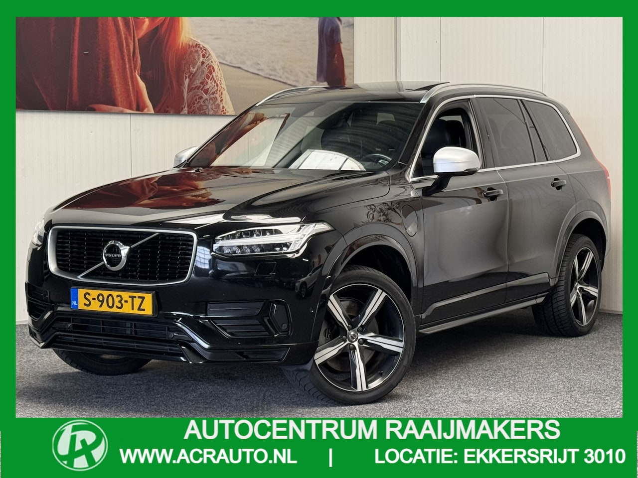 Volvo XC90 - 2.0 T8 Twin Engine AWD R-Design 7 Persoons LEDER NAVIGATIE LUCHTVERING ADAPTIVE CRUISE CON - AutoWereld.nl