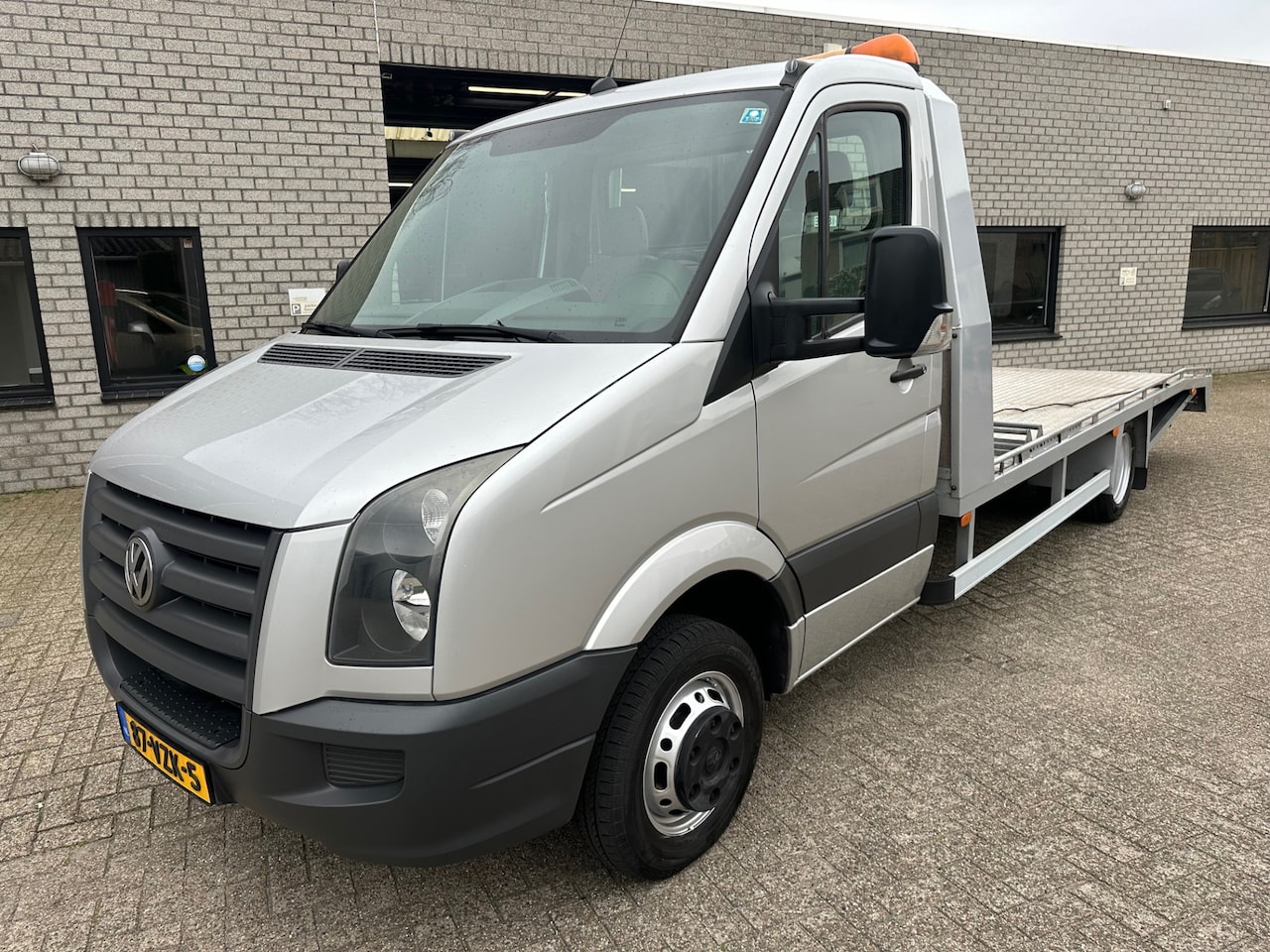 Volkswagen Crafter - 46 2.5 TDI L3 DC WITTEVEEN *DUBBEL LUCHT*AIRCO*oprij plateau verstelbaar* - AutoWereld.nl