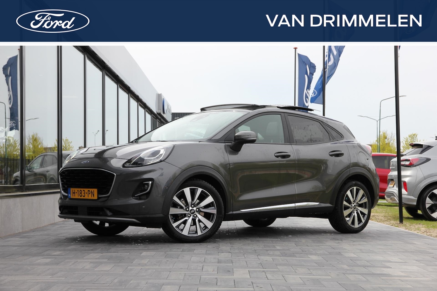 Ford Puma - Hybrid 125pk Titanium X | Magnetic Grey | FULL OPTIONS | - AutoWereld.nl