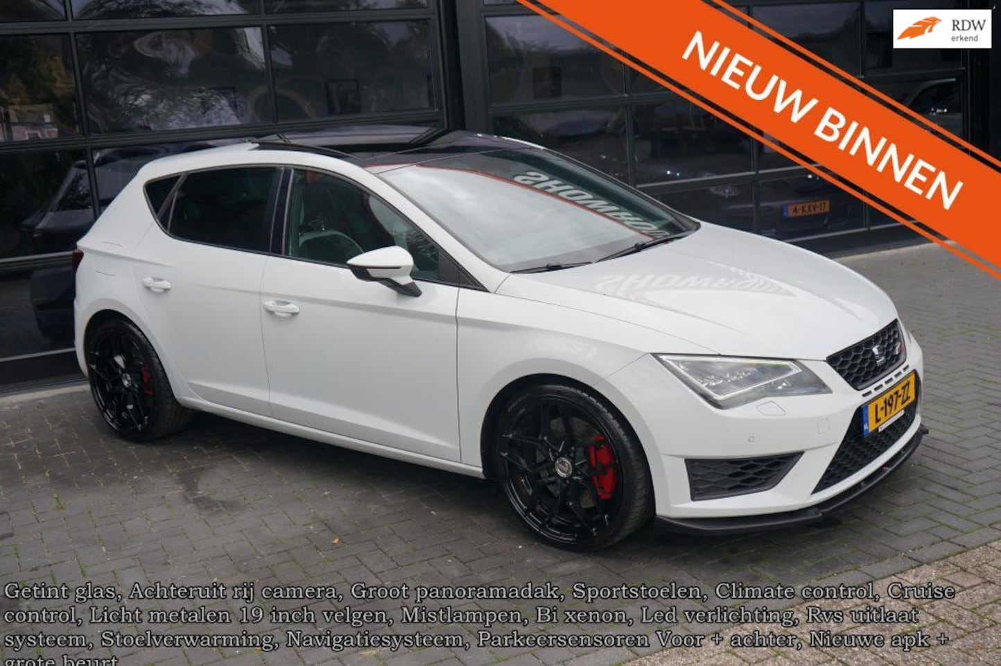 SEAT Leon - 2.0 TSI Cupra 280 2.0 TSI Cupra 280, Panodak, Clima, Navi, Camera, Xenon, Led - AutoWereld.nl