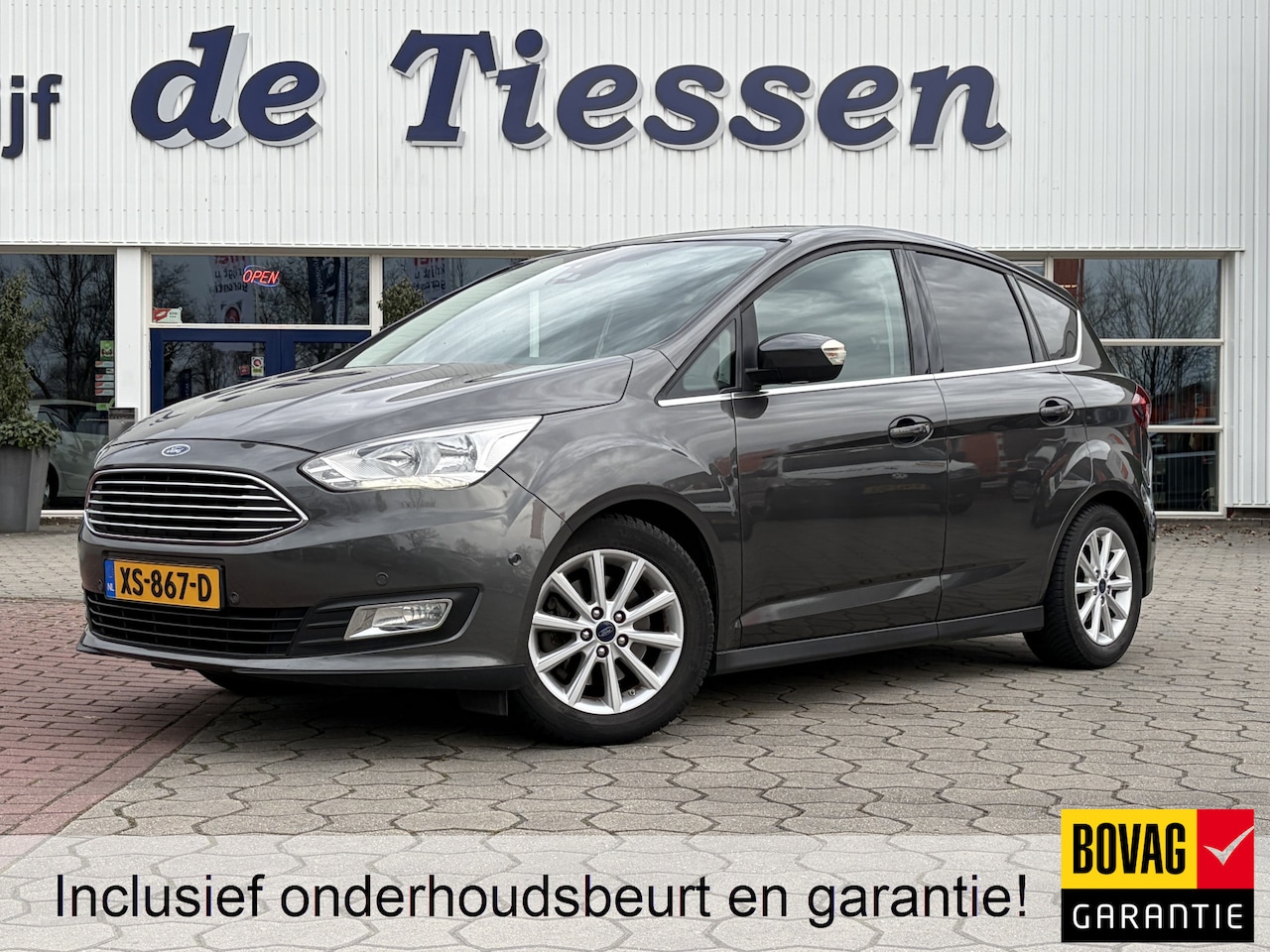 Ford C-Max - 1.5 Titanium Automaat, Stoelvrw., Trekhaak, Rijklaar met beurt & garantie! - AutoWereld.nl