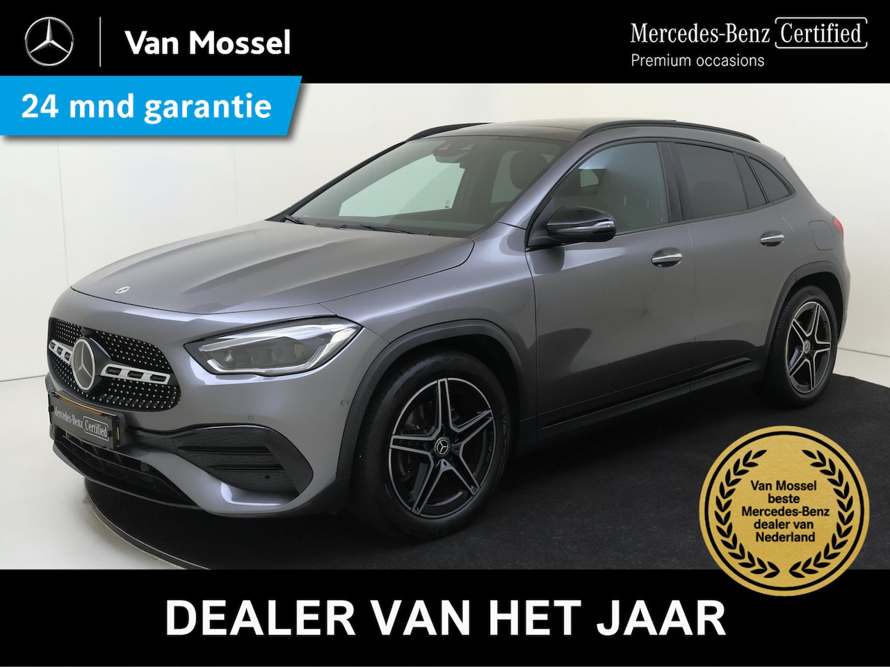Mercedes-Benz GLA-Klasse - 200 Business Solution AMG / Memory-Stoelen / Panaroma-dak / Night-Pakket / Achteruitrijcam - AutoWereld.nl