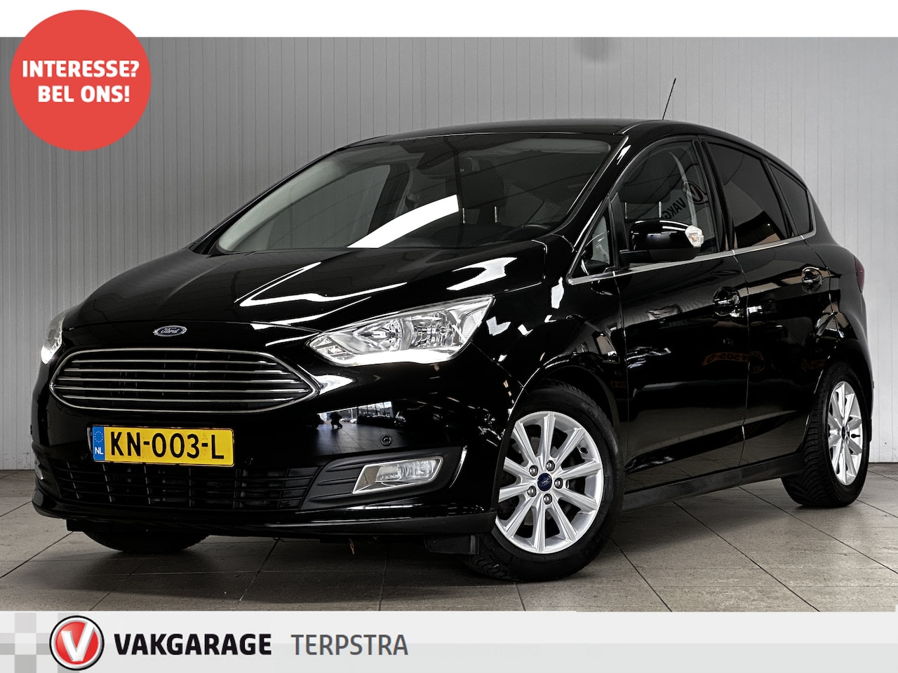 Ford C-Max - 1.0 Titanium/ Voorruitverw./ 16'' LMV/ Extra getint Glas/ Stoel + Stuurverw./ Navi/ Clima/ - AutoWereld.nl