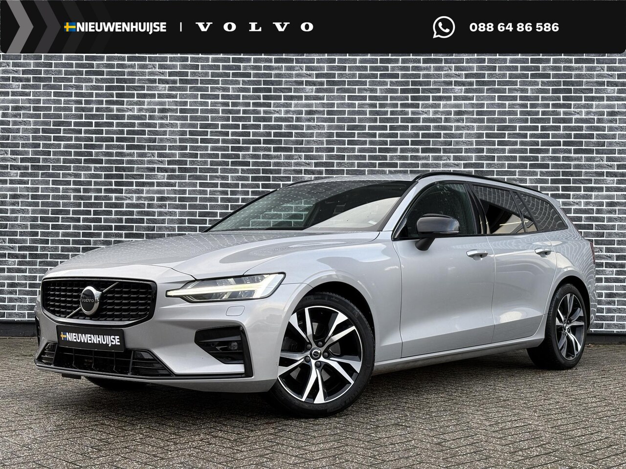 Volvo V60 - 2.0 B4 Ultimate Dark | Bowers & Wilkins audiosysteem | Adaptieve Cruise | Lederen bekledin - AutoWereld.nl