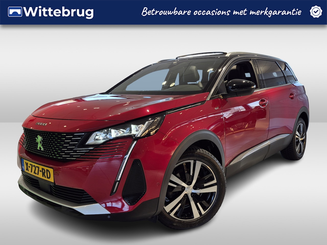 Peugeot 5008 - 1.6 PureTech GT | 7-Zits | Automaat | 180 PK | Panoramisch Schuifdak | Camera | Navigatie - AutoWereld.nl