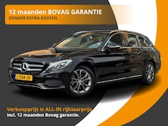 Mercedes-Benz C-klasse Estate - C 180 AMBITION AUTOMAAT NAVI/HALF LEER/TREKHAAK/NETTE AUTO