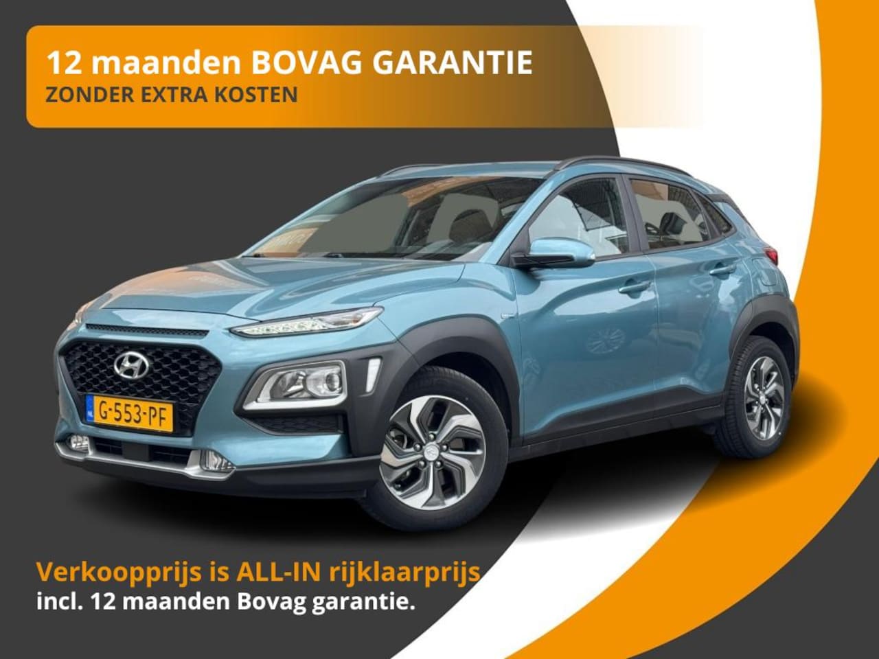 Hyundai Kona - 1.6 GDI HEV COMFORT AUTOMAAT CARPLAY/KRELL/CAMERA/25.000 KM! - AutoWereld.nl