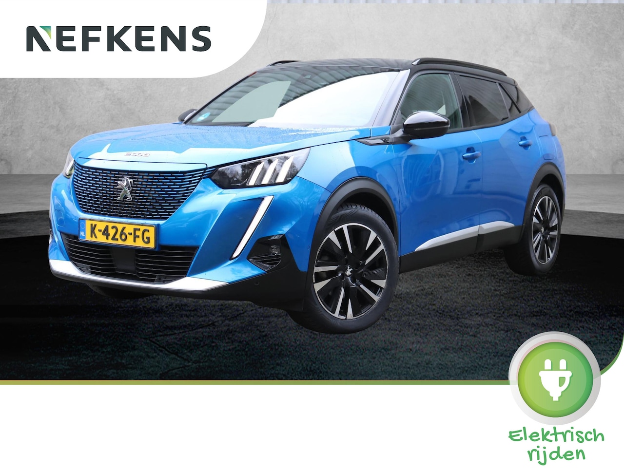 Peugeot e-2008 - GT 50kWh | 1ste eigenaar | Accutest 91% | Camera | LEER/Alcantara | LED lampen | 18"LMV | - AutoWereld.nl