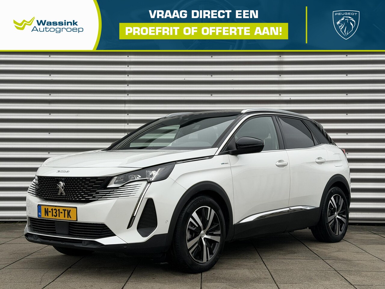 Peugeot 3008 - 1.6 HYbrid 225 GT |Elec. stoelen + massage|Apple carplay|Nightvision - AutoWereld.nl