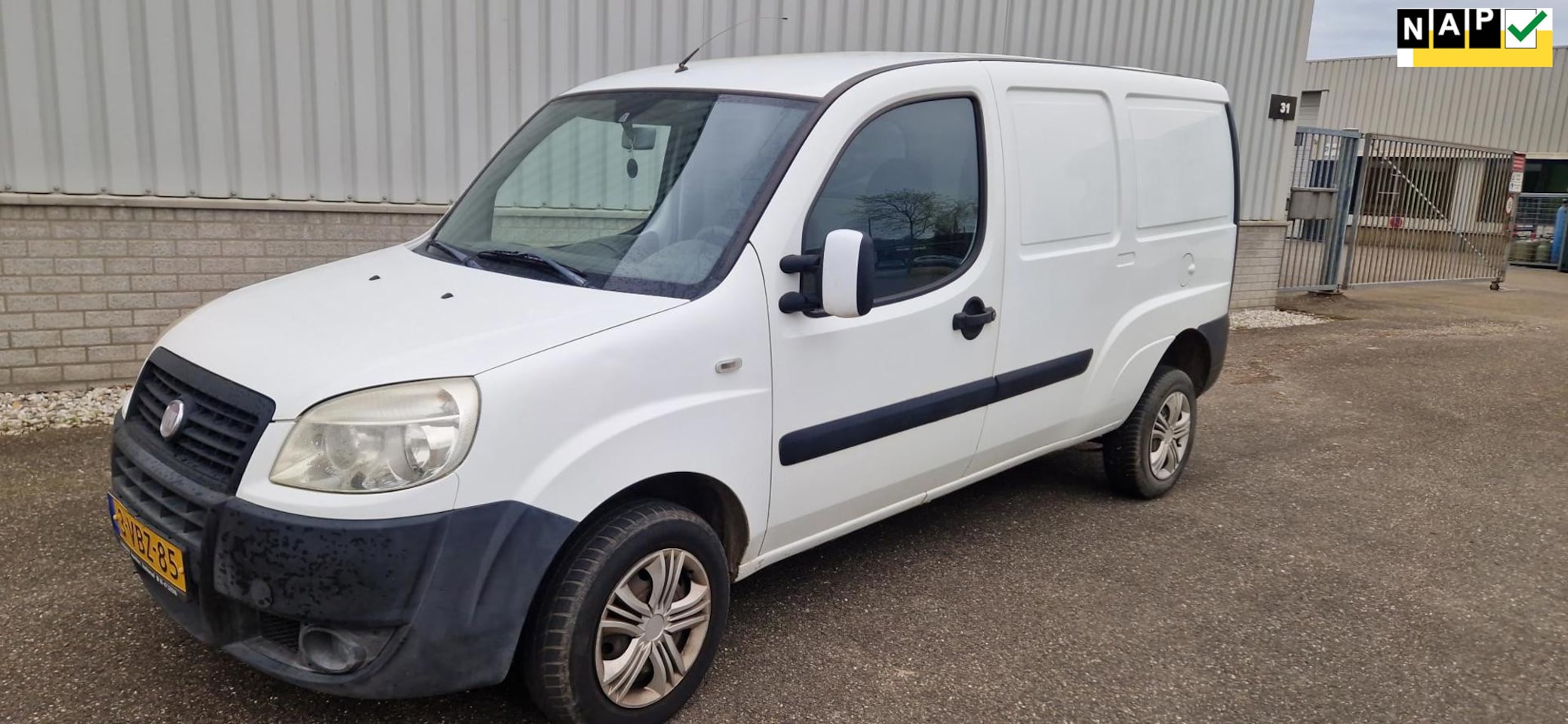 Fiat Doblò - 1.6 CNG Comfort Maxi , AIRCO LEES AUB ADV !!!!! - AutoWereld.nl