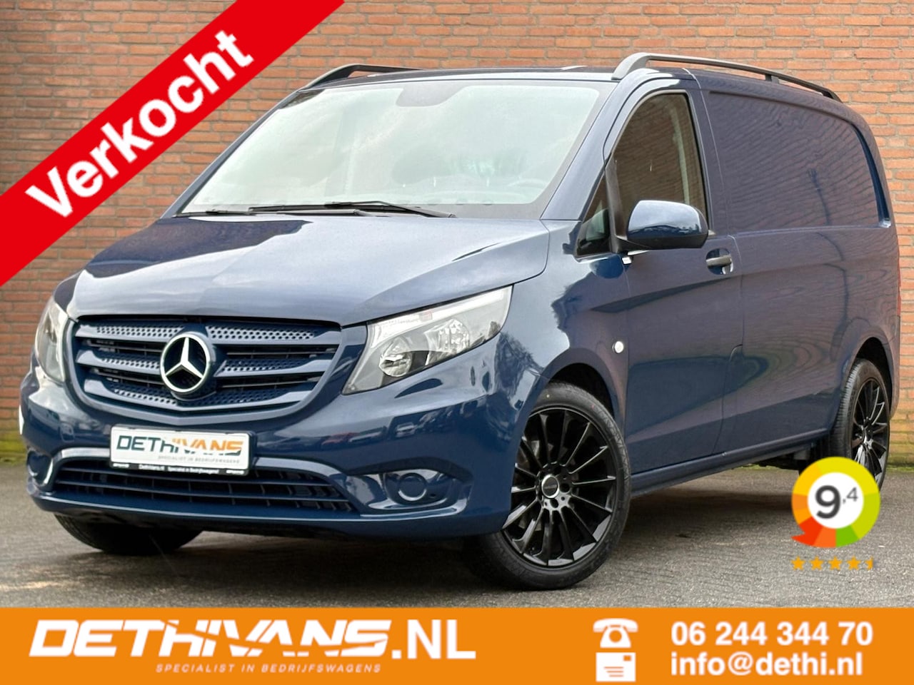 Mercedes-Benz Vito - 114CDI 136PK 9G-Tronic / Carplay / Cruisecontrol / Camera - AutoWereld.nl