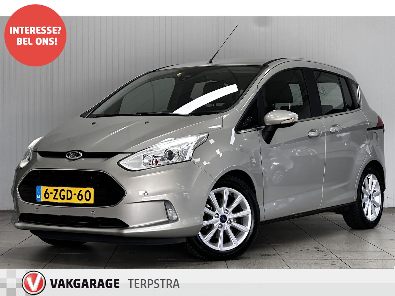 Ford B-Max - 1.6 TI-VCT Titanium/ Automaat!/ Trekhaak/ 16'' LMV/ Voorruitverw./ Camera/ PDC V+A/ Navi/ - AutoWereld.nl