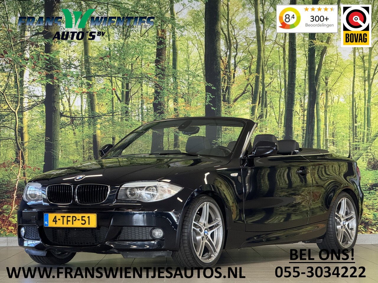 BMW 1-serie Cabrio - 118i M Sport Edition | Origineel Nederlands! | M Pakket | Leder | Navigatie | Cruise Contr - AutoWereld.nl