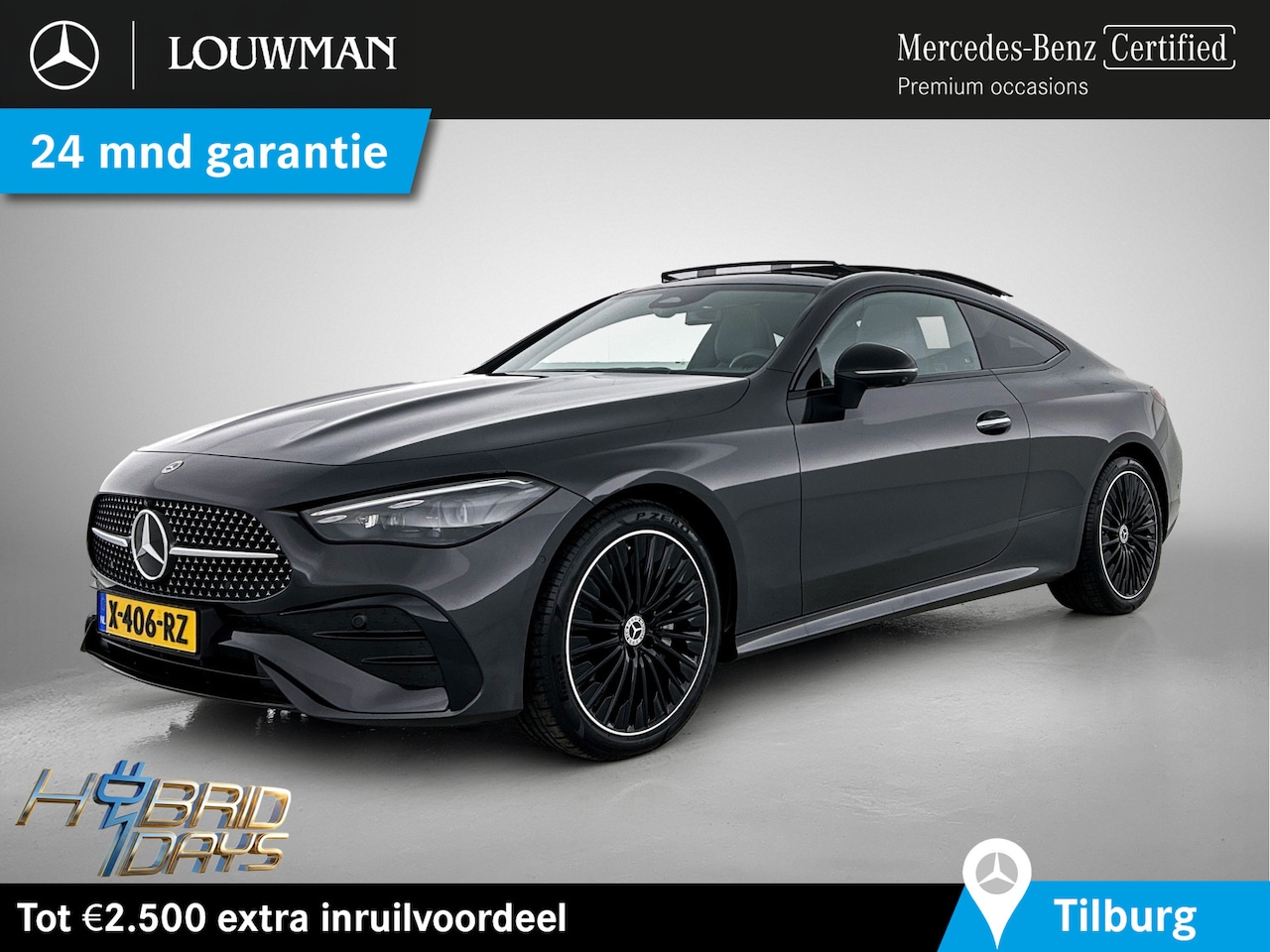 Mercedes-Benz CLE Coupé - 200 AMG Line | Panoramadak | Multi spaaks Lichtmetalen velgen | Night pakket | Parking sup - AutoWereld.nl