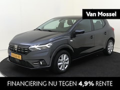 Dacia Sandero - 1.0 TCe 90 Comfort | BTW| Navigatie |Airco | Cruise Control | Apple Carplay/ Android Auto