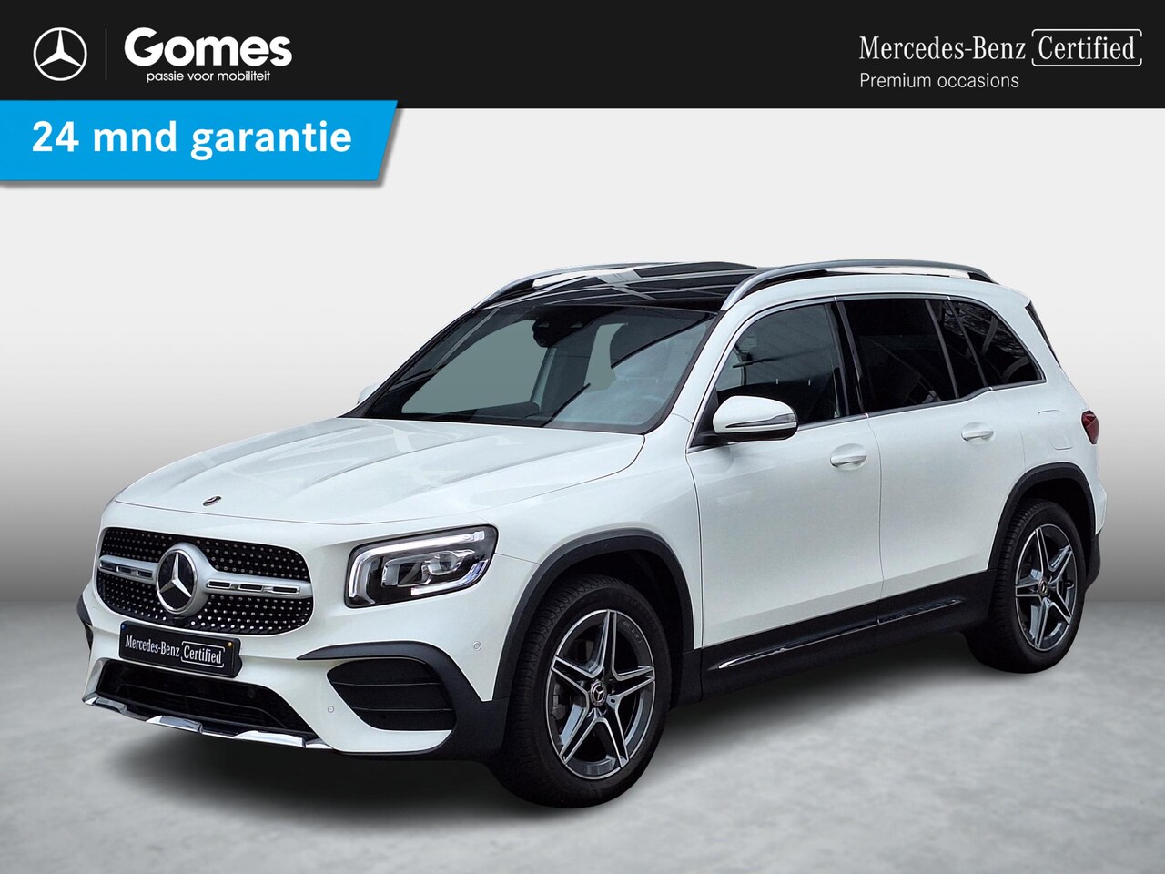 Mercedes-Benz GLB - 180 AMG Line | Panoramadak | Achteruitrijcamera | Sfeerverlichting | Stoelverwarming | Wid - AutoWereld.nl