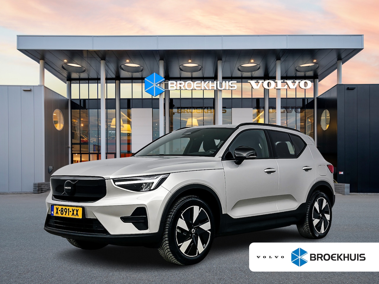 Volvo XC40 - Single Motor Extened Range Core 82 kWh | 19" Allseason | Black Pack | Parkeercamera | Carp - AutoWereld.nl