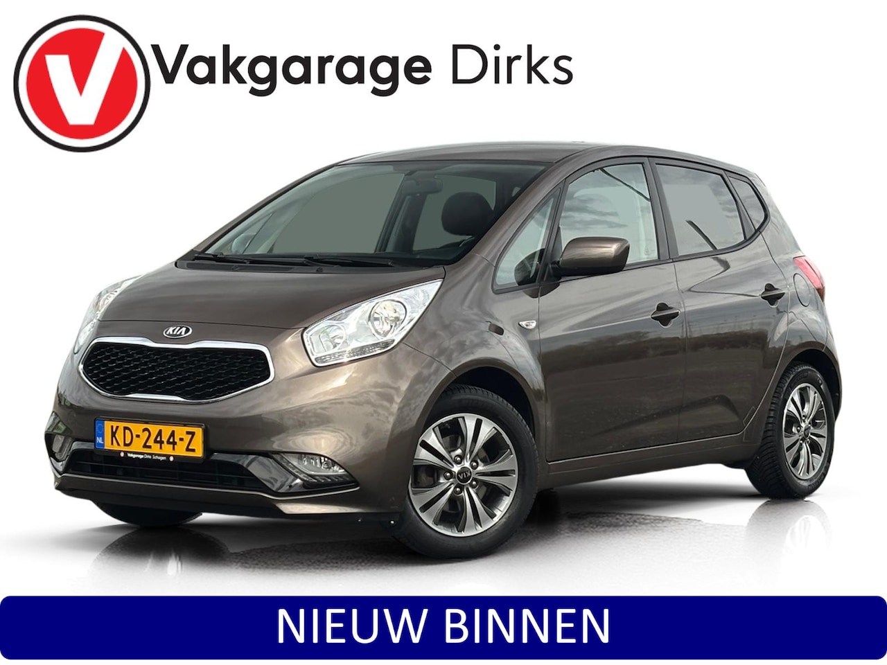 Kia Venga - 1.6 CVVT Aut6 DynamicPLusLine ✅ Navi ✅ Camera ✅ Trekhaak - AutoWereld.nl