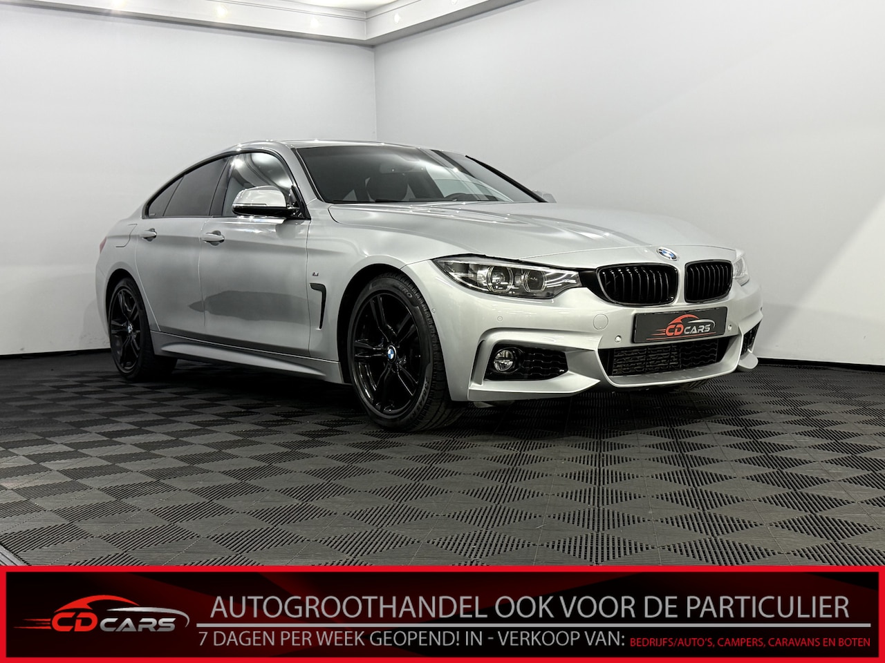 BMW 4-serie Gran Coupé - 418i High Executive M sport Leder, Camera, Navi, Stoelverwarming, Cruise control, Elektris - AutoWereld.nl