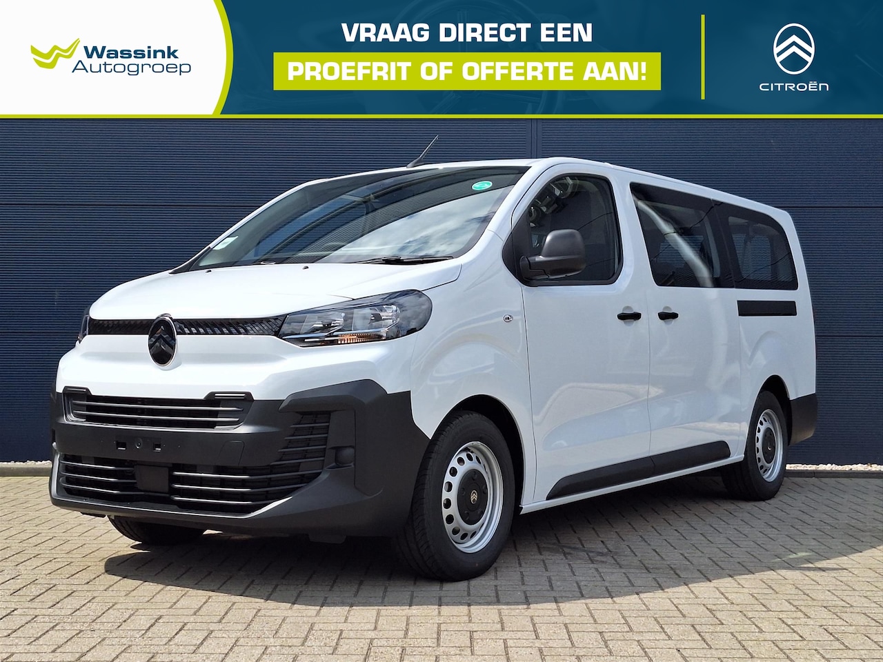Citroën ë-Jumpy - Combi EV 75 kWh 136pk L3 | 9 Zitplaatsen! | Cruise Control | DAB | - AutoWereld.nl