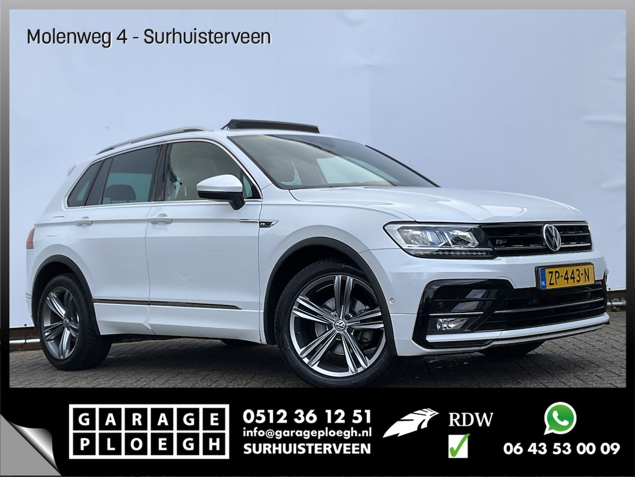 Volkswagen Tiguan - 1.5 TSI R-Line Business Pano Carplay Massage Stoelverw Adap.Cruise Digitaal Vol opties! - AutoWereld.nl