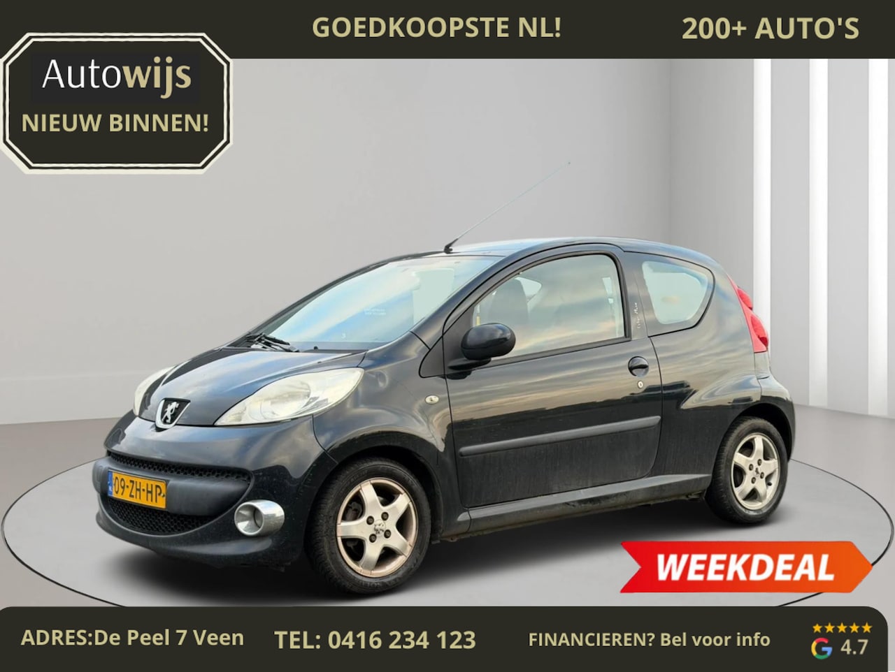 Peugeot 107 - 1.0-12V XS Urban Move|APK4-2026|NL AUTO - AutoWereld.nl