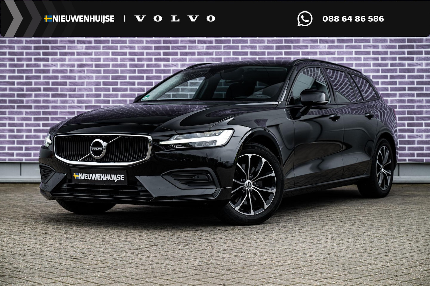 Volvo V60 - 2.0 B3 Business Pro | Trekhaak | Lederen Bekleding | Stoelverwarming | BLIS | Cruise Contr - AutoWereld.nl